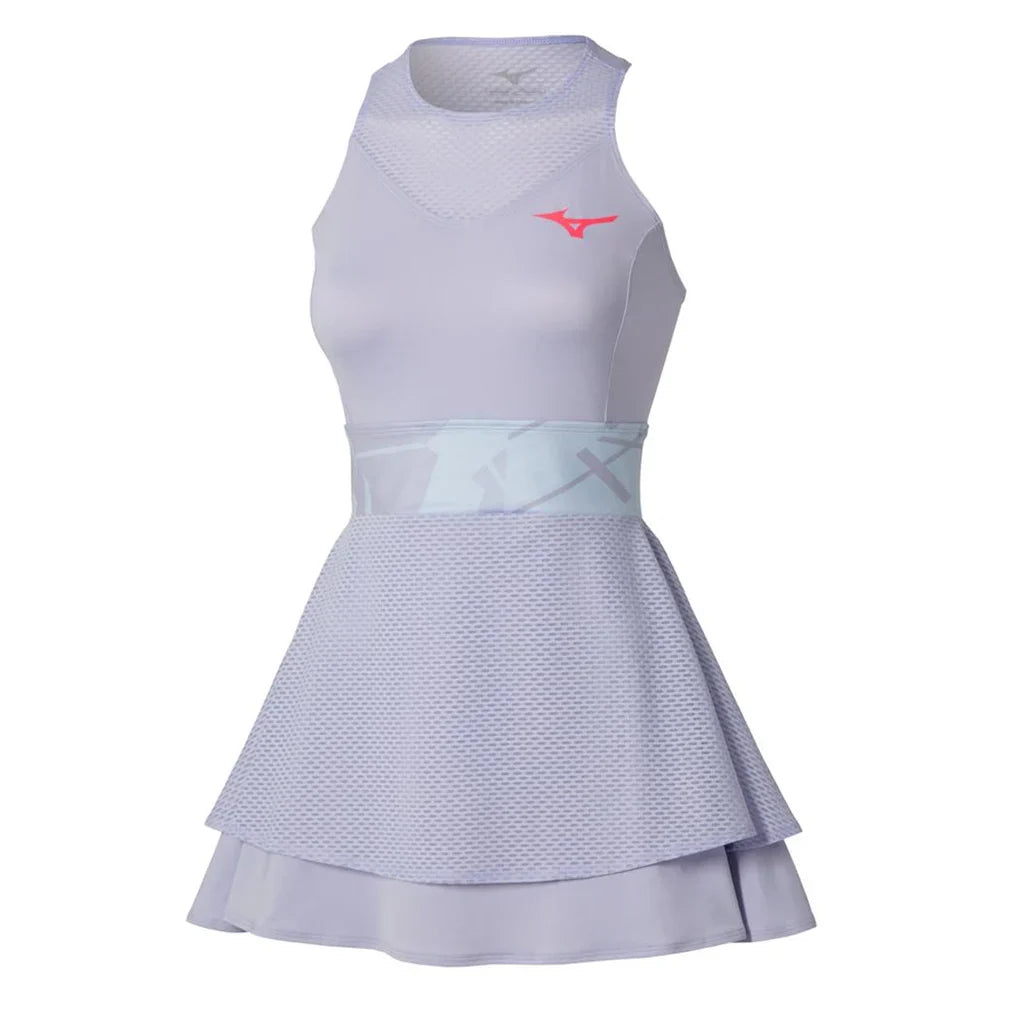 Women's Printed Tennis Dress Icelandic Blue