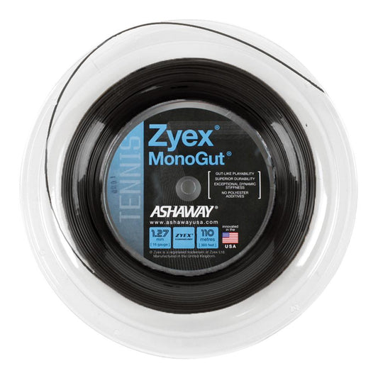 Zyex MonoGut 1.27/16G Tennis String Reel Black