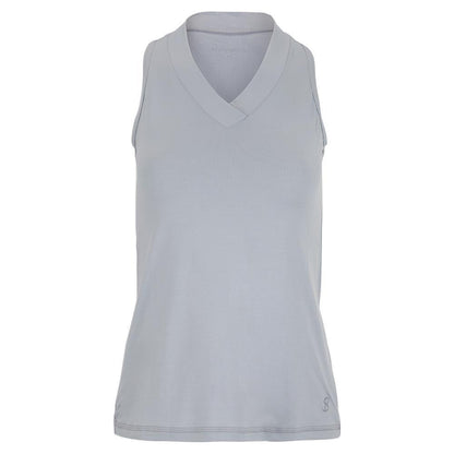 Women's UV Racerback Tennis Tank Stone