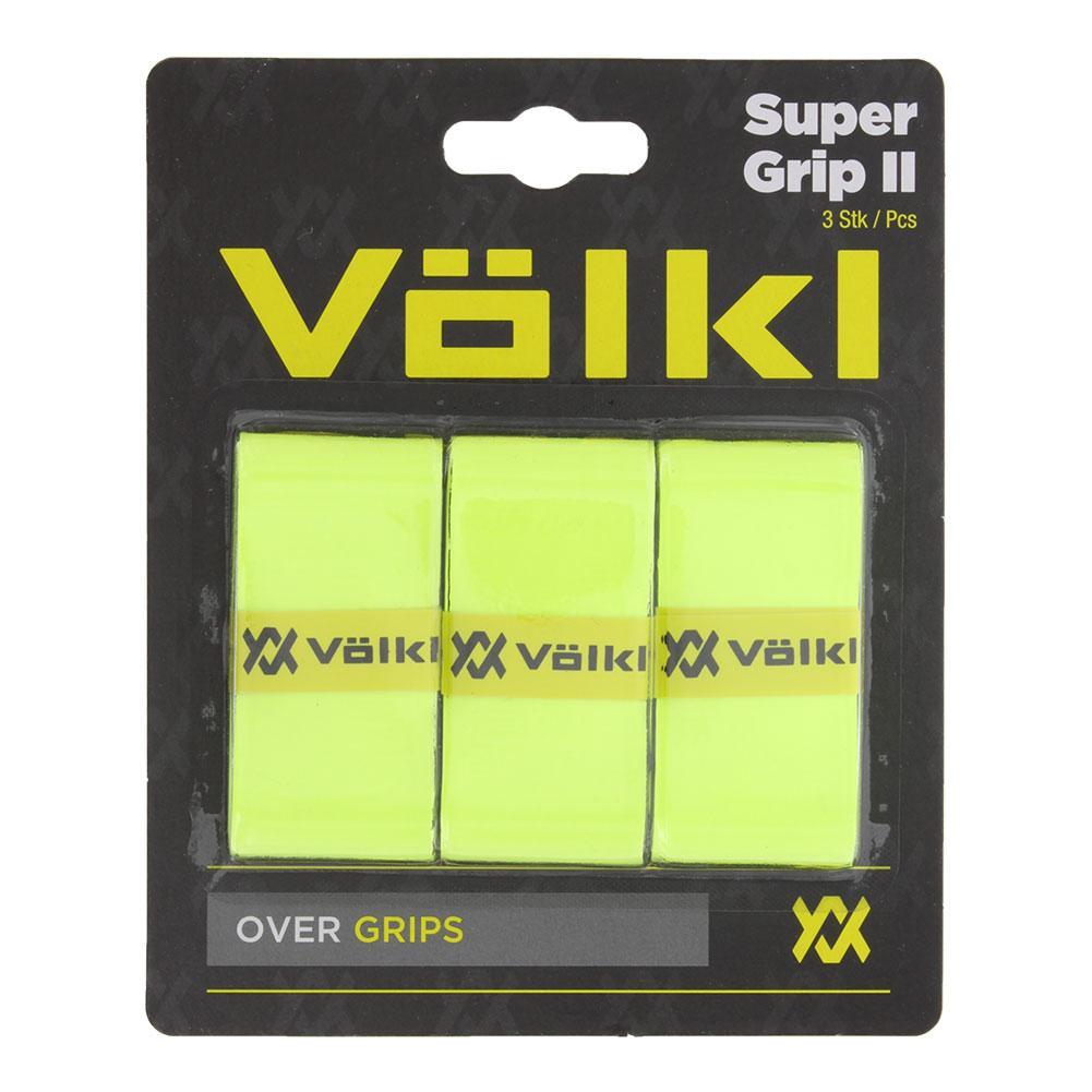 Super Grip II 3 Pack Tennis Overgrip Neon Yellow