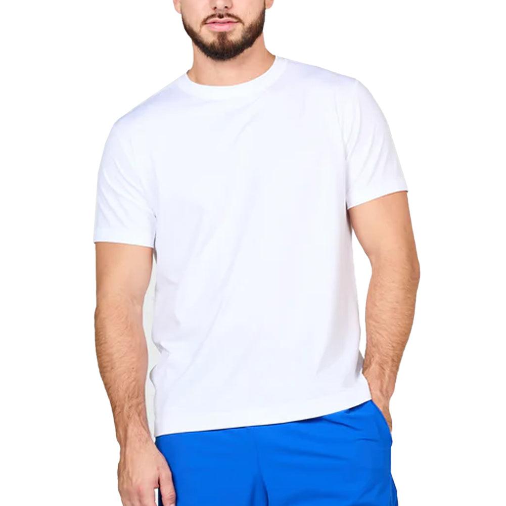 Men's SB Sport Classic Fit Short Sleeve Tennis Crew White