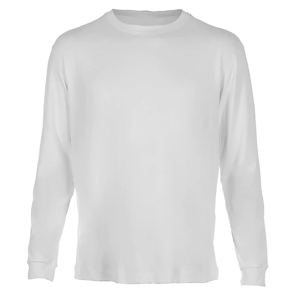 Men's SB Sport Classic Fit Long Sleeve Tennis Crew White