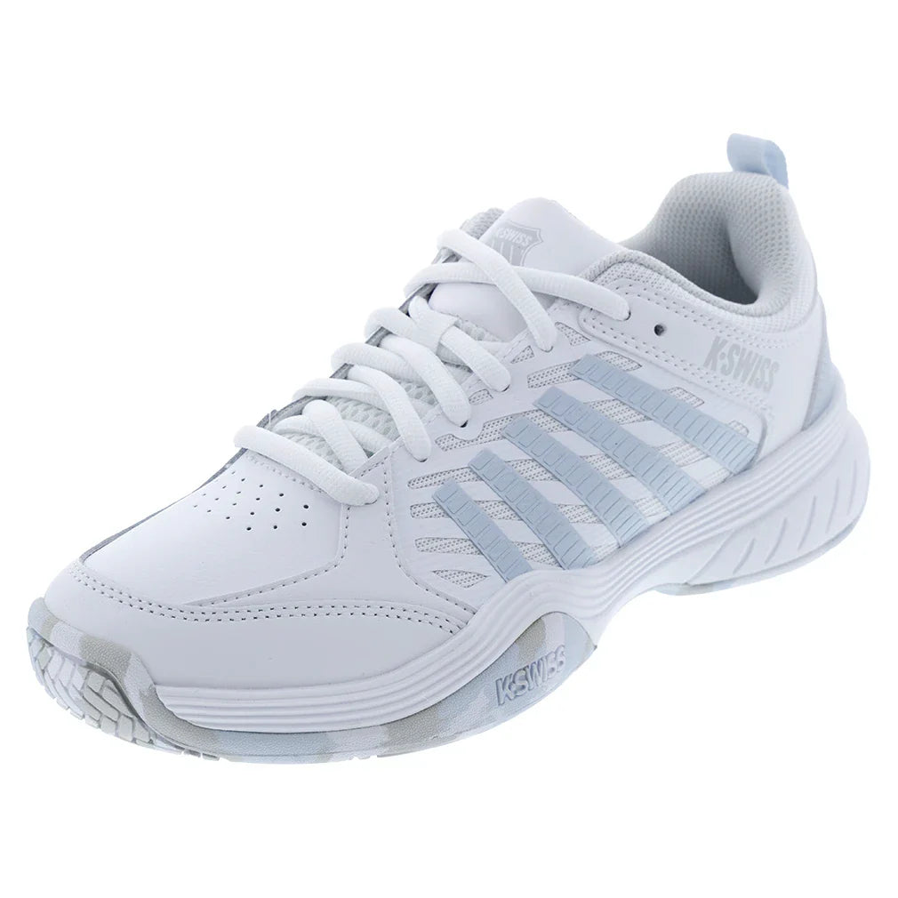 Juniors' Court Express 2 Tennis Shoes White and Ballad Blue