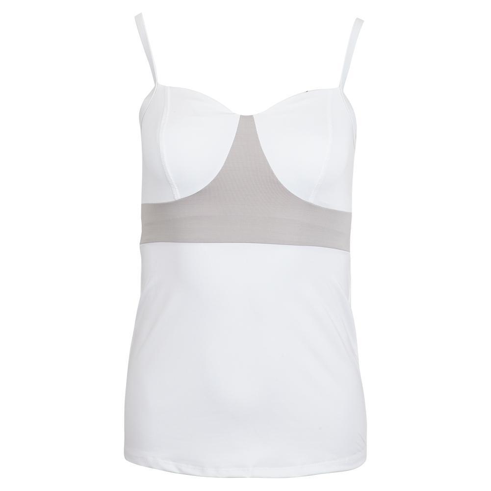 Women's Contour Tennis Tank White