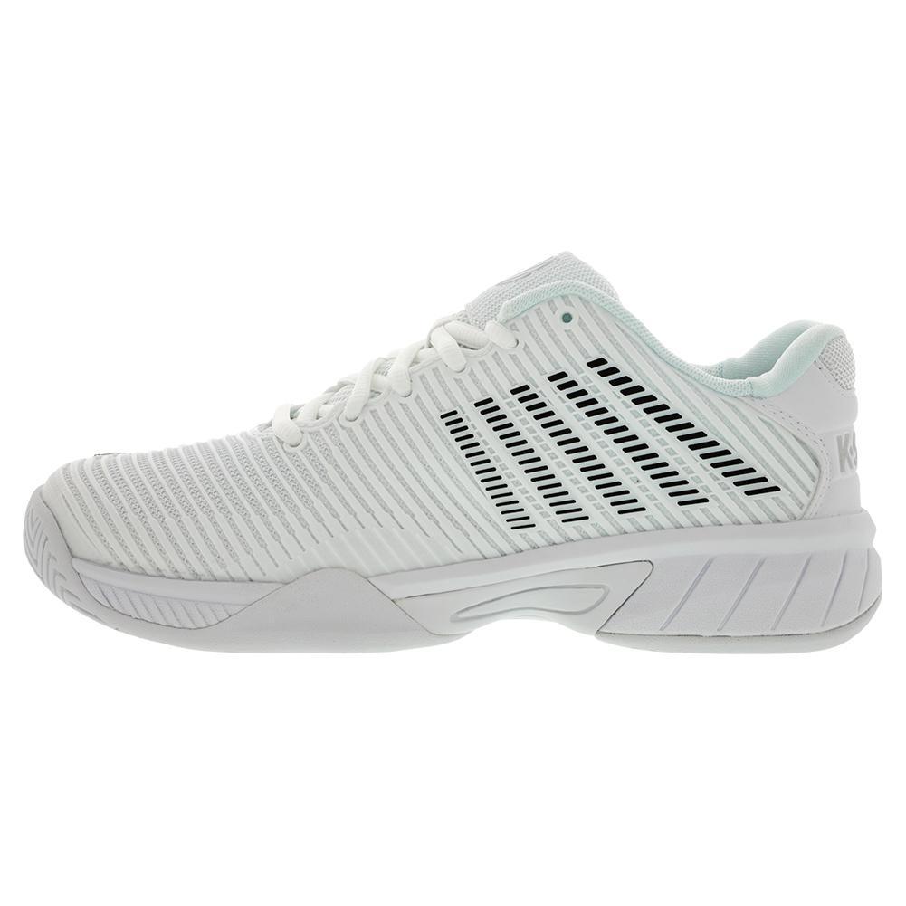 Juniors' Hypercourt Express 2 Tennis Shoes White and Black