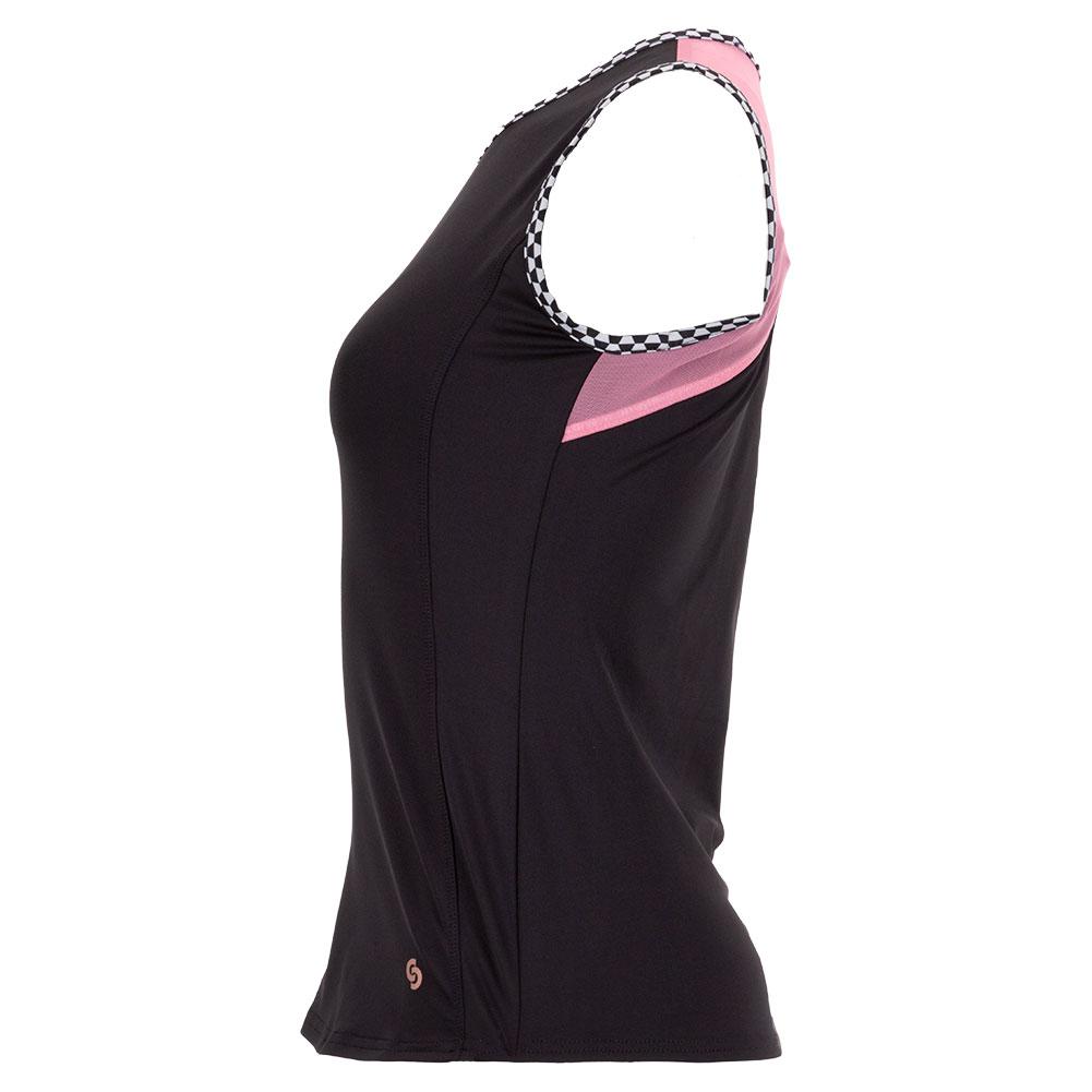Women's Palm Springs Tennis Tank Black