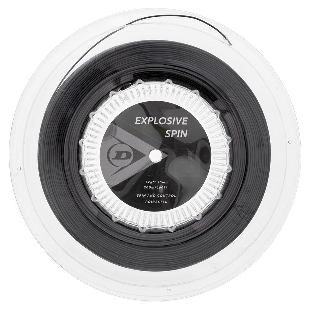 Explosive Spin Black 17G Tennis String Reel