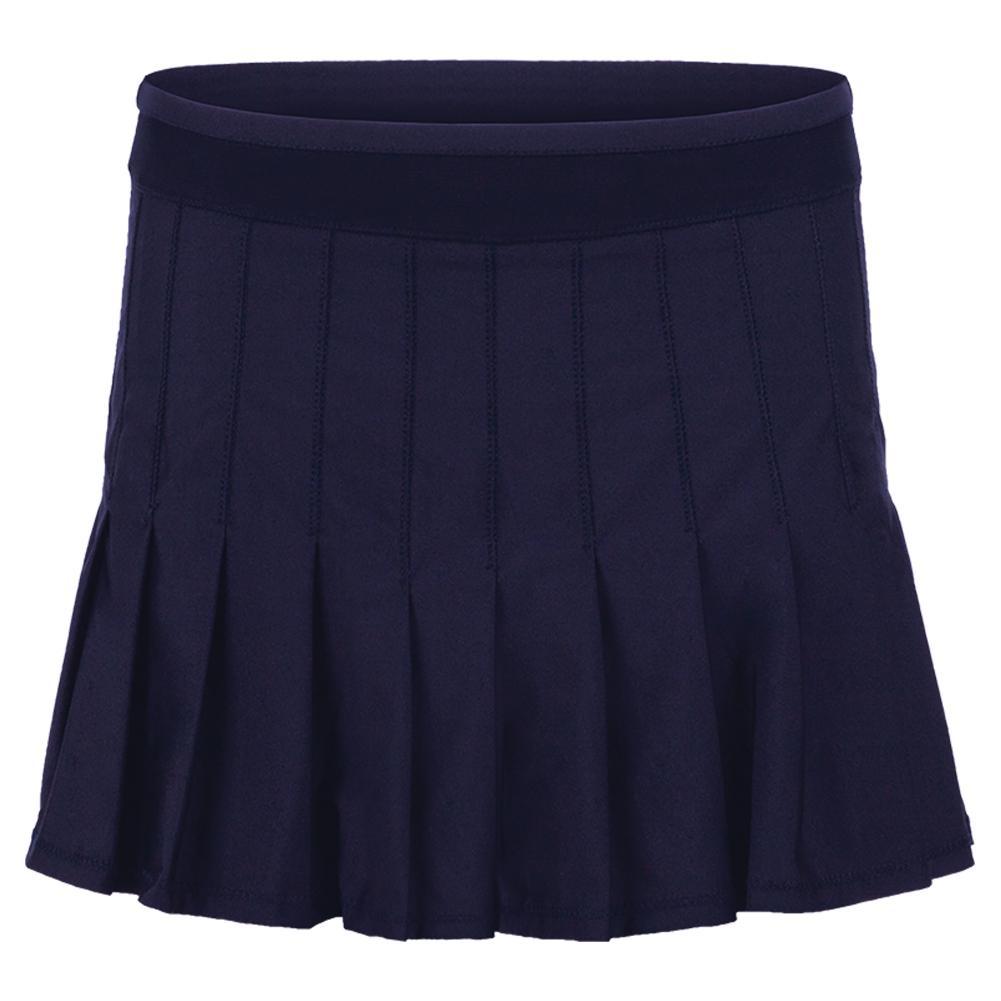 Women's Long Retro Pleated Tennis Skort