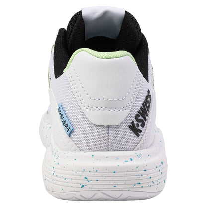 Women's Tura Team Pickleball Shoes White and Paradise Green