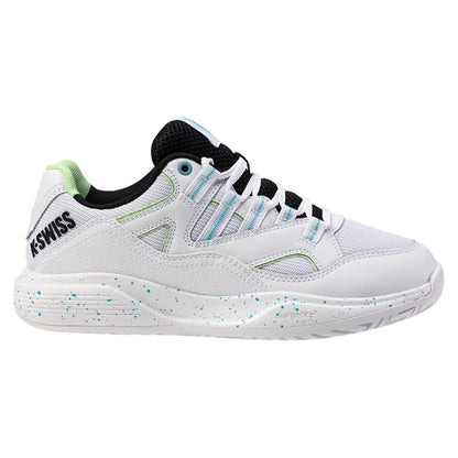 Women's Tura Team Pickleball Shoes White and Paradise Green