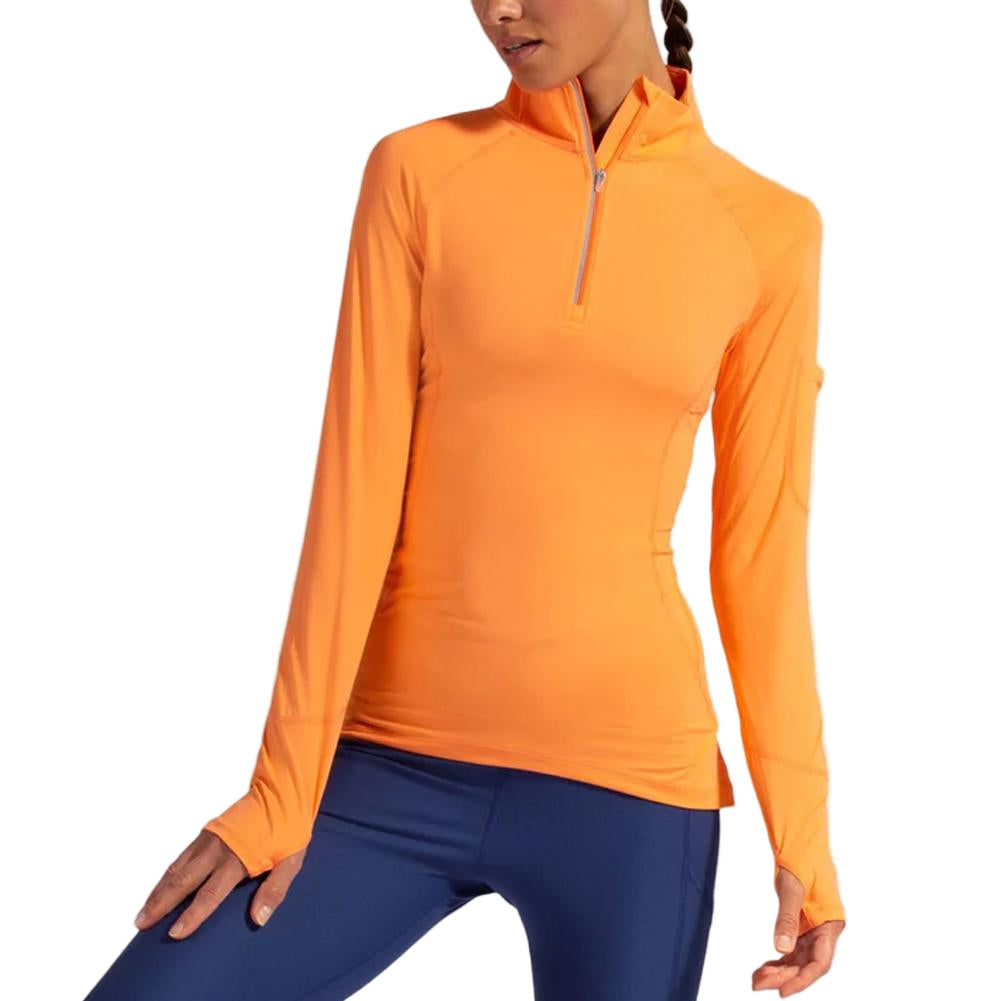 Women's Mock Zip Tennis Top