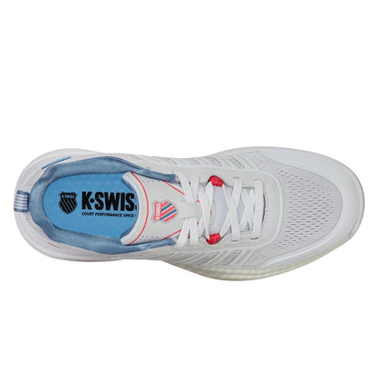Women's Ultra Court Pickleball Shoes White and Faded Denim