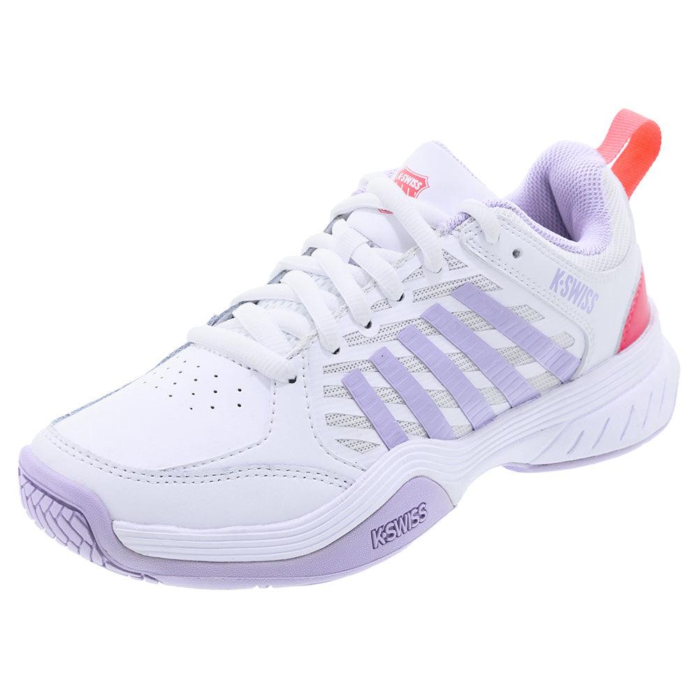 Women's Court Express 2 Tennis Shoes White and Orchid Petal