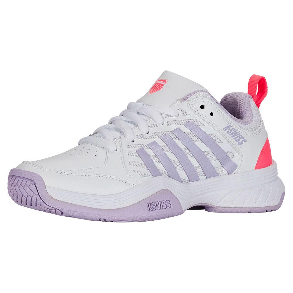 Women's Court Express 2 Tennis Shoes White and Orchid Petal