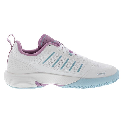 Women's Ultra Court Padel Shoes White and Lilas