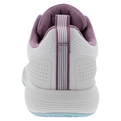 Women's Ultra Court Padel Shoes White and Lilas