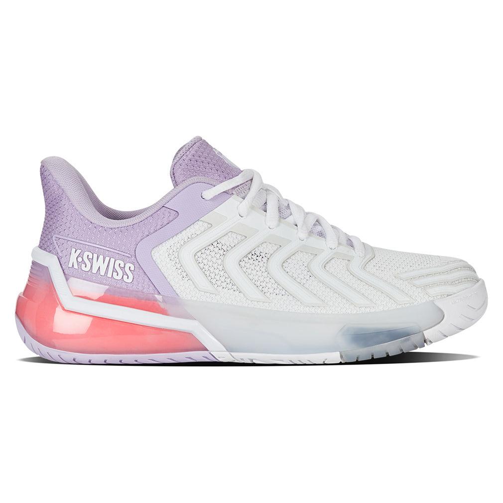 Women's Ultrashot 4 Tennis Shoes White and Orchid Petal
