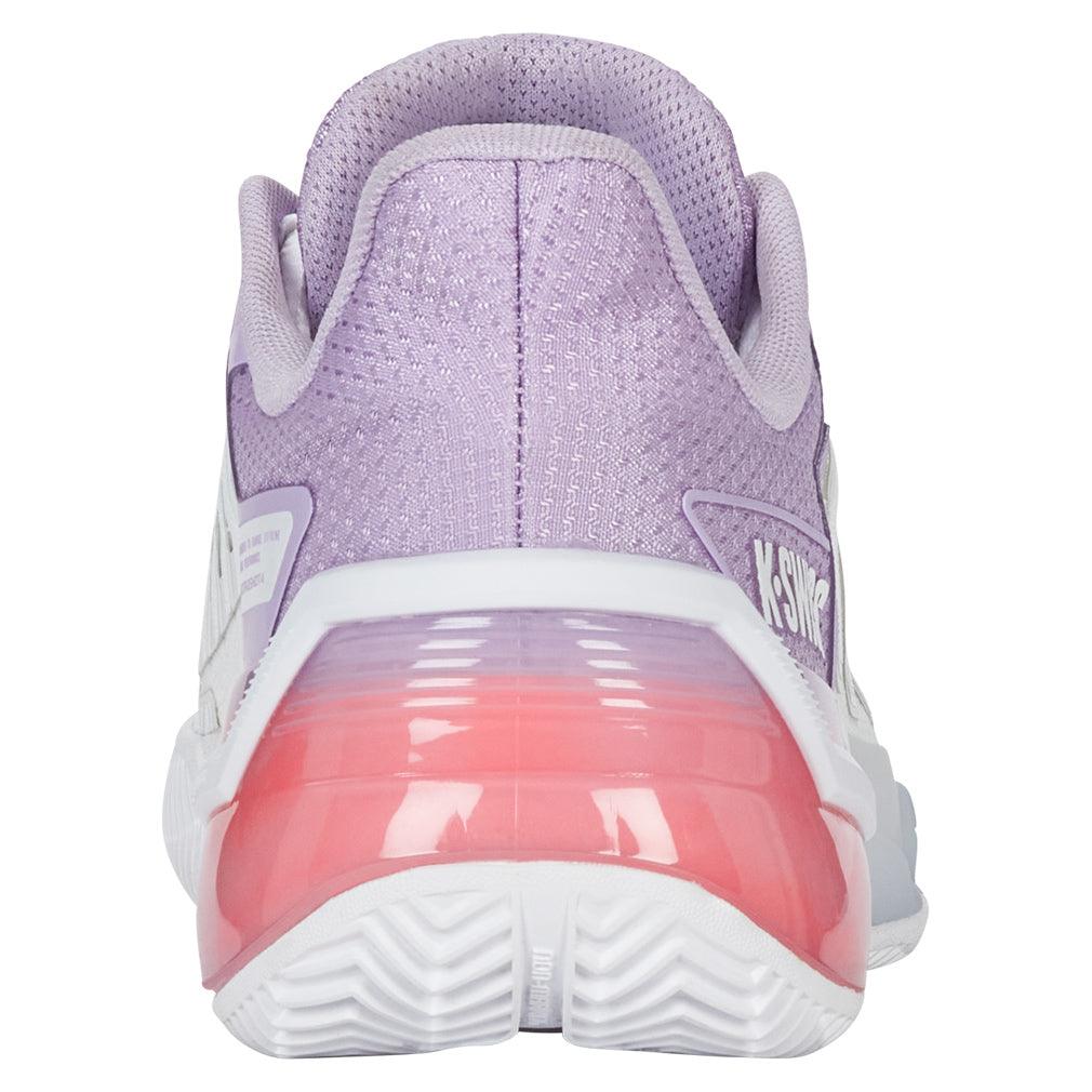 Women's Ultrashot 4 Clay Tennis Shoes White and Orchid Petal