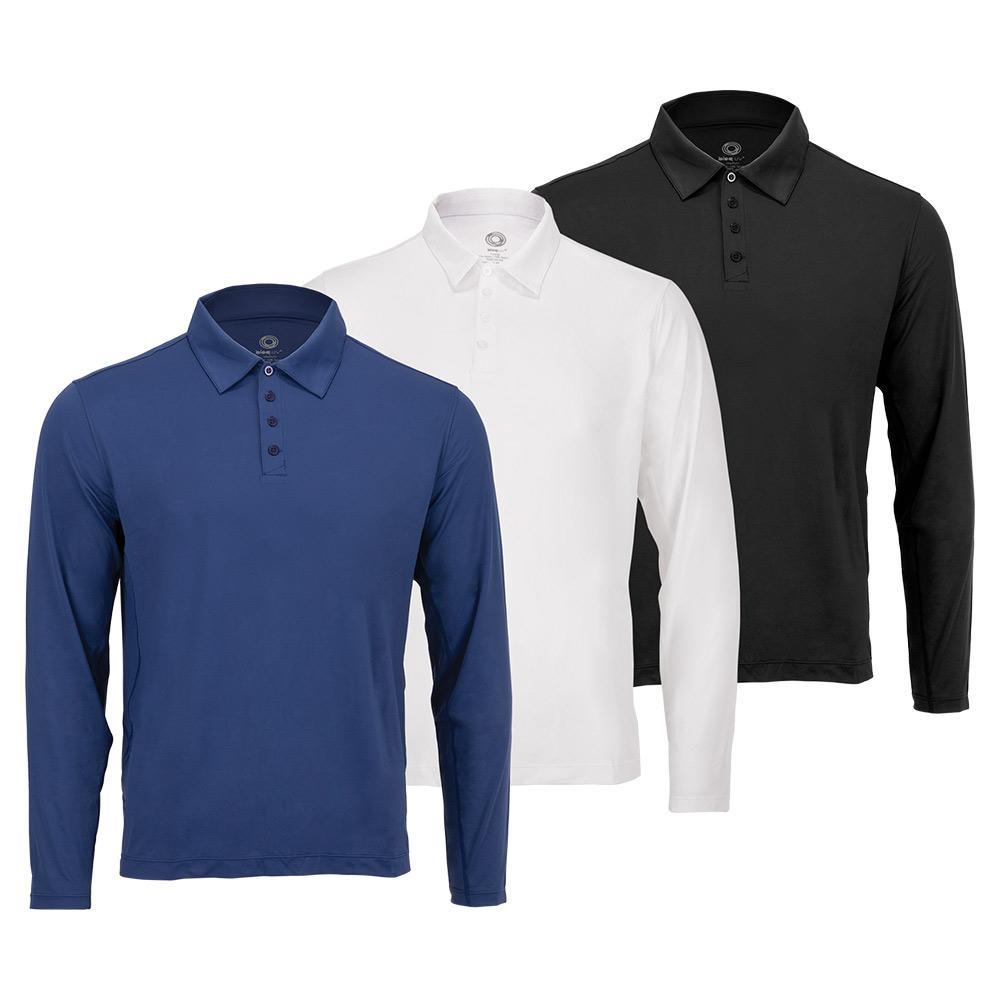 Men's Long Sleeve Tennis Polo