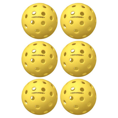 Fuse G2 Outdoor Pickleballs Yellow 6-Pack