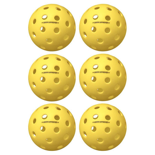 Fuse G2 Outdoor Pickleballs Yellow 6-Pack