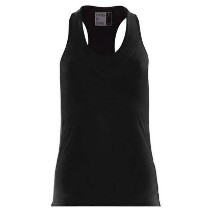 Women's V-Neck Tennis Tank with Bra