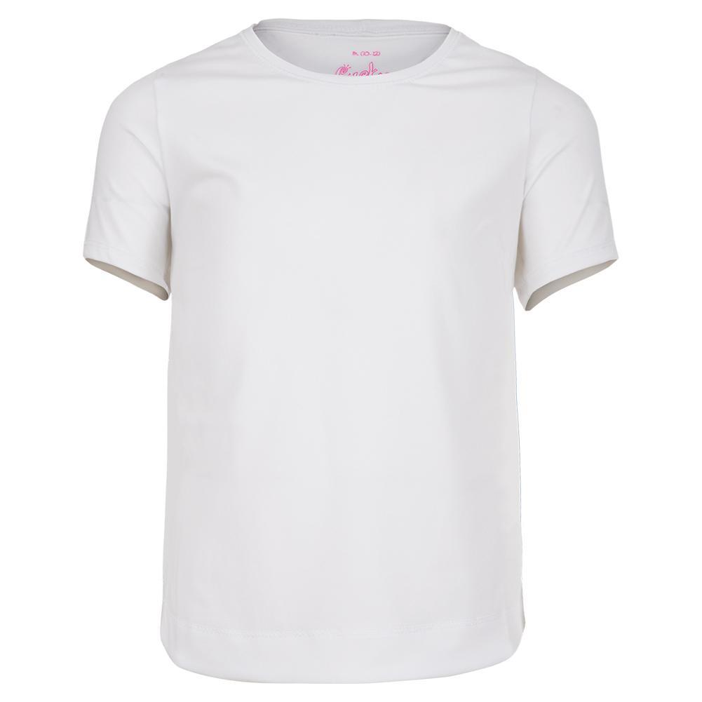 Girls' Dynamic High-Low Short Sleeve Tennis Top