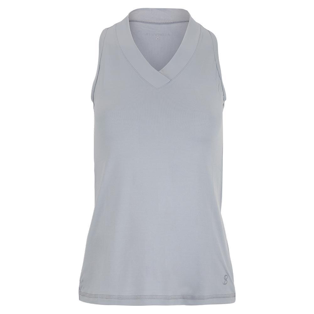 Women's UV Racerback Tennis Tank Stone