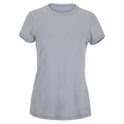 Women's UV Short Sleeve Tennis Top Stone