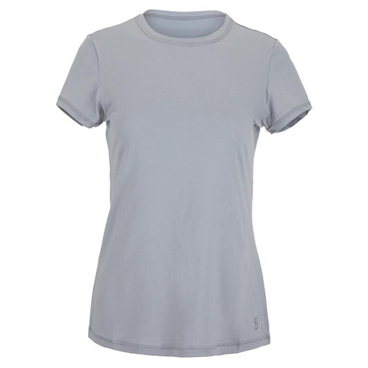 Women's UV Short Sleeve Tennis Top Stone
