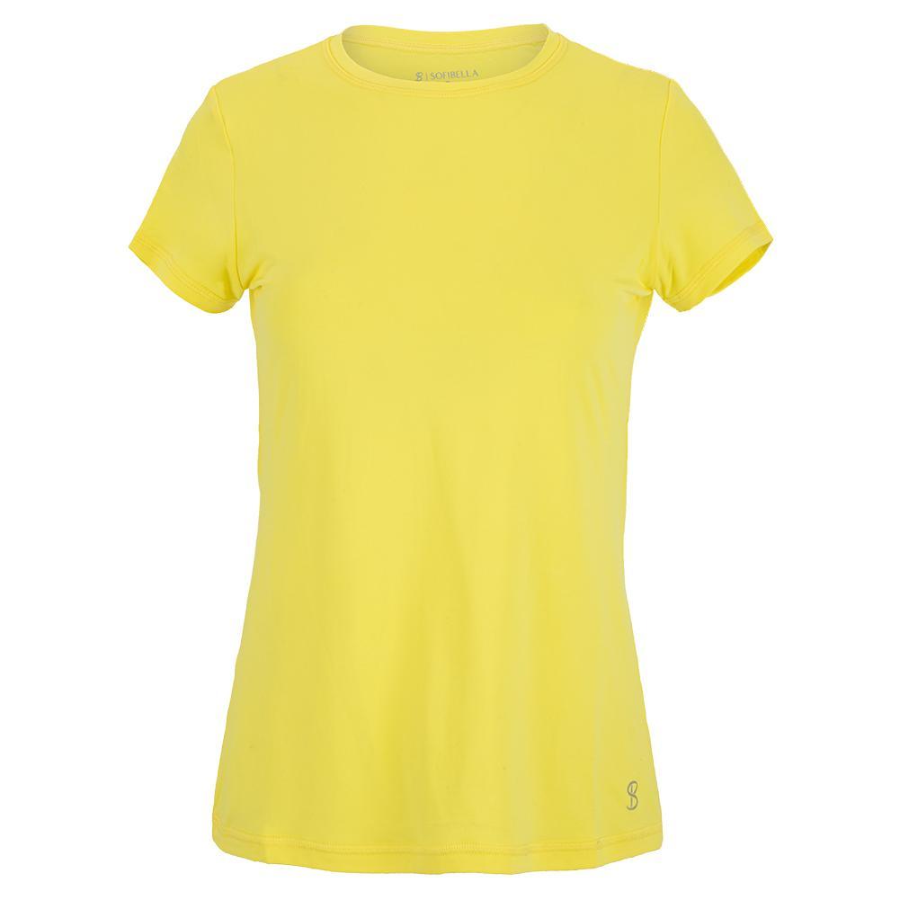 Women's UV Short Sleeve Tennis Top Sunshine