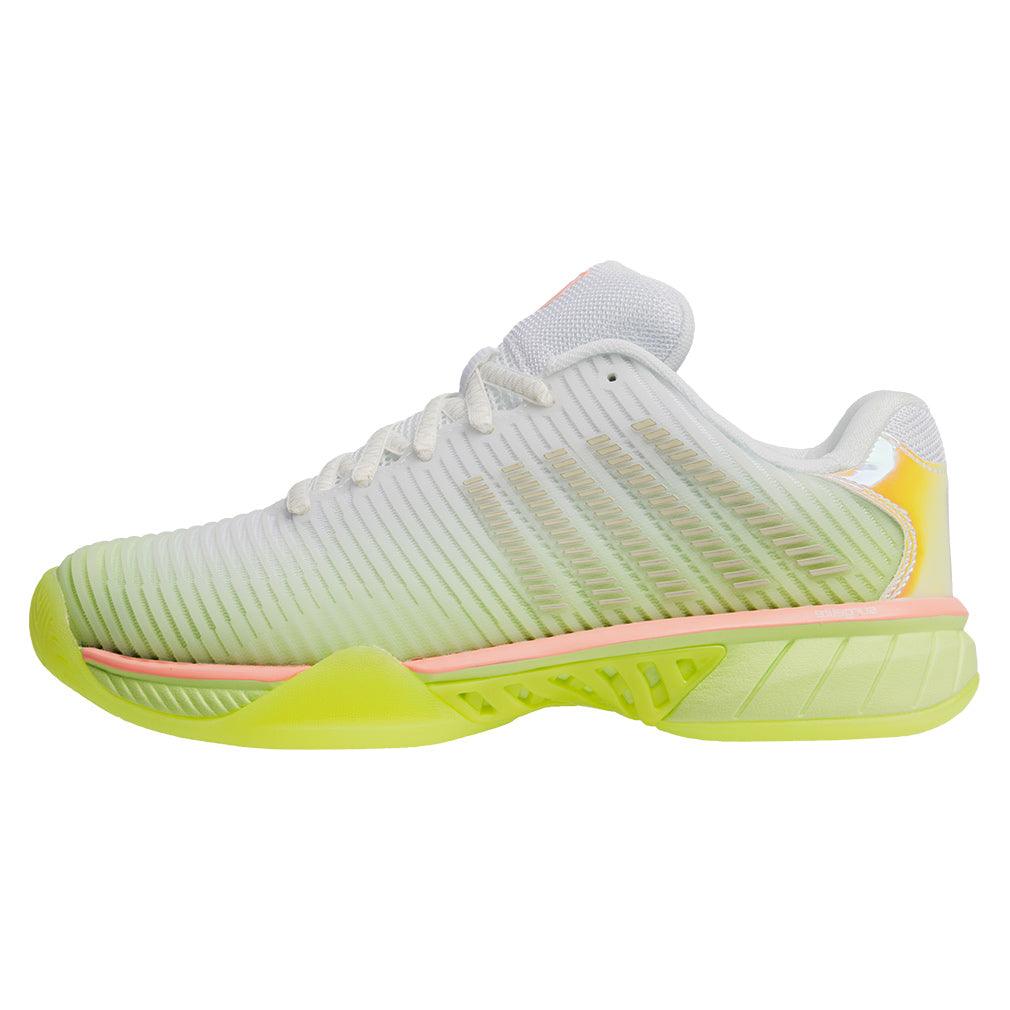 Women's HyperCourt Express 2 X Lucky in Love Tennis Shoes White and Lemon Frost