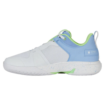 Women's Ultrashot Team Tennis Shoes White and Dutch Canal