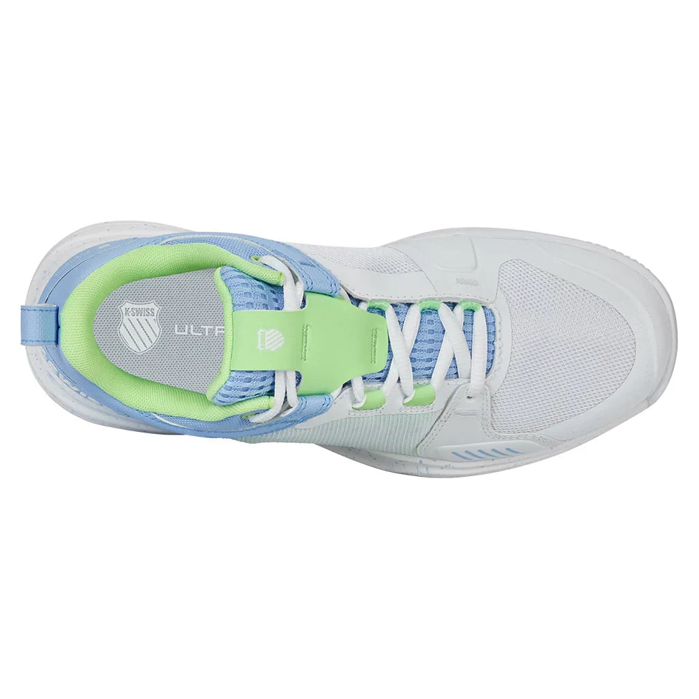 Women's Ultrashot Team Tennis Shoes White and Dutch Canal