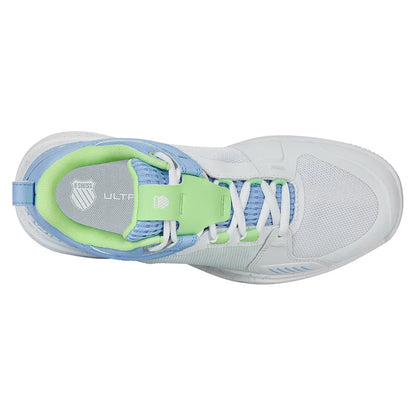 Women's Ultrashot Team Tennis Shoes White and Dutch Canal