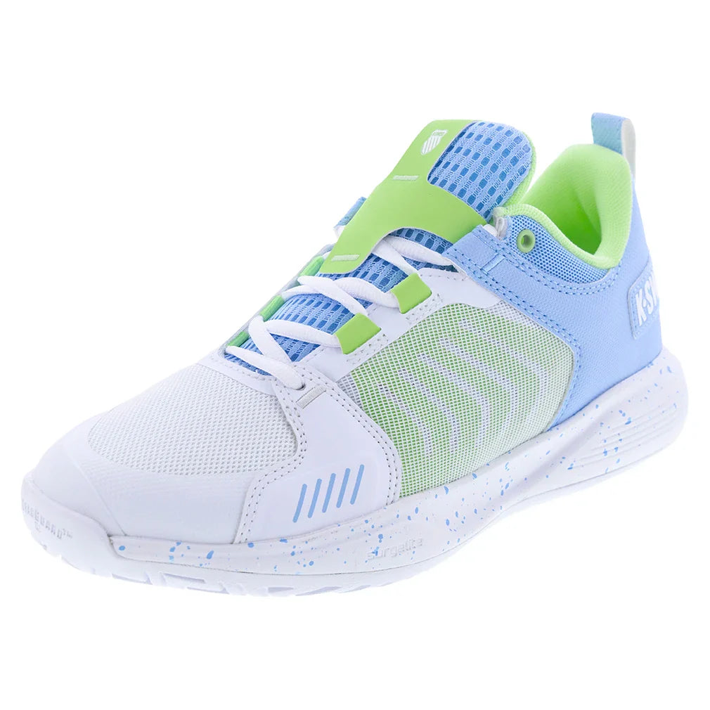 Women's Ultrashot Team Tennis Shoes White and Dutch Canal