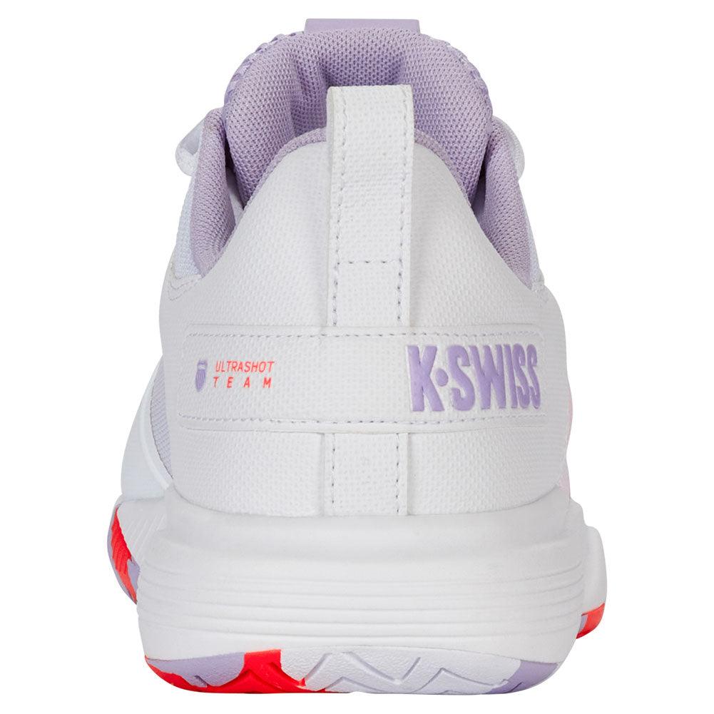 Women's Ultrashot Team Tennis Shoes White and Orchid Petal