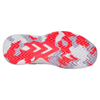 Women's Ultrashot Team Tennis Shoes White and Orchid Petal