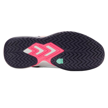 Women's Ultrashot Team Tennis Shoes Purple Plumeria and White