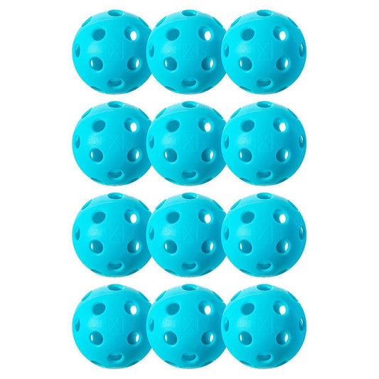 X-26 Indoor Pickleballs 12 Pack Blue