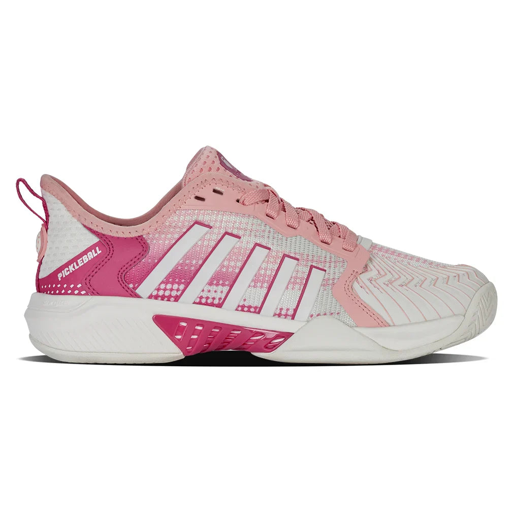 Women's Pickleball Supreme Shoes Cloud Dancer and Raspberry Sorbet