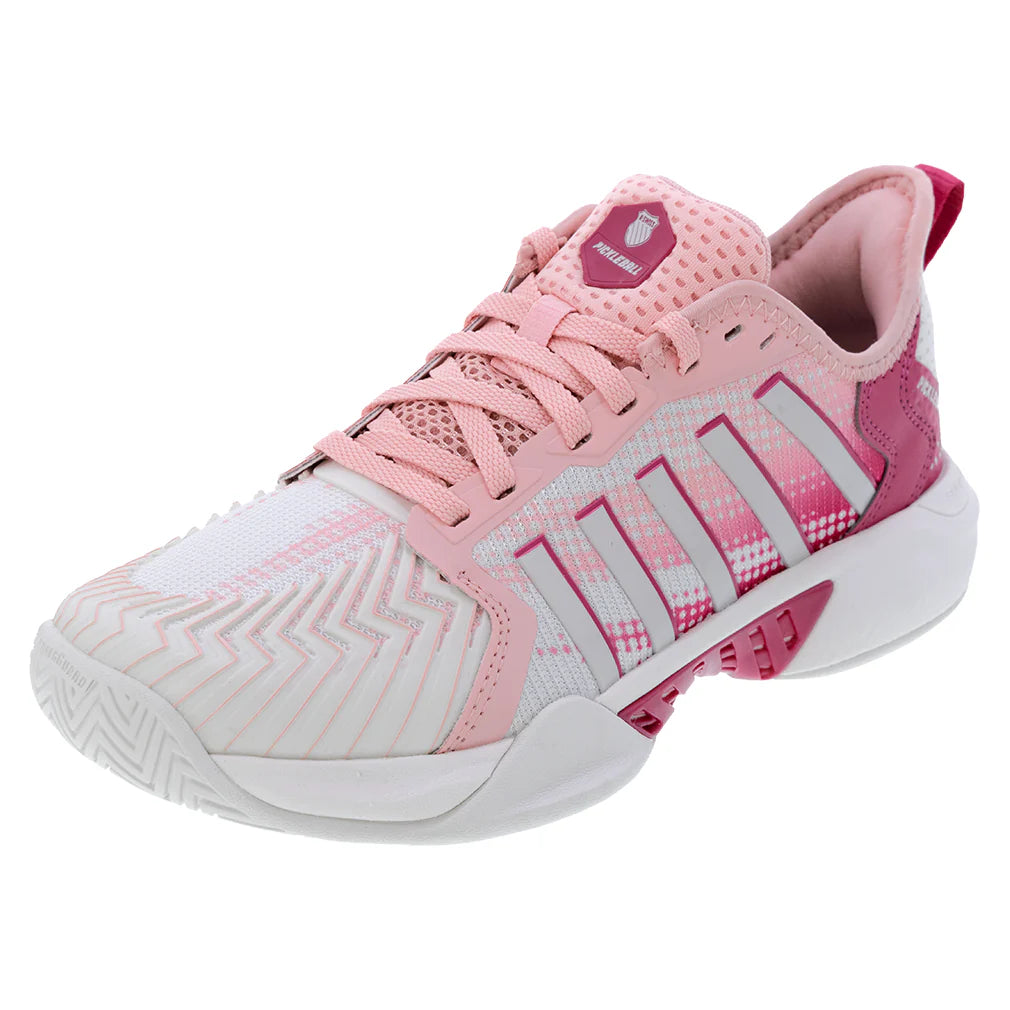 Women's Pickleball Supreme Shoes Cloud Dancer and Raspberry Sorbet