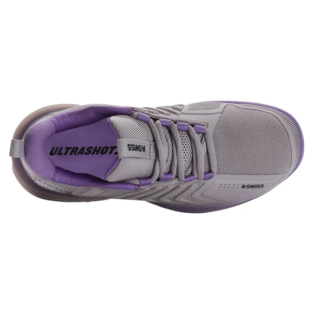 Women's Ultrashot 3 Clay Court Tennis Shoes Raindops and Paisley Purple
