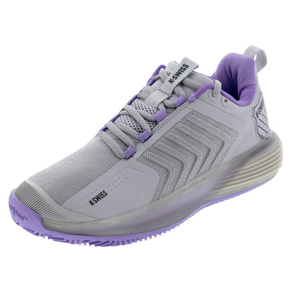 Women's Ultrashot 3 Clay Court Tennis Shoes Raindops and Paisley Purple