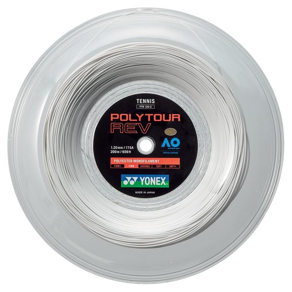 POLYTOUR REV Tennis String Reel White