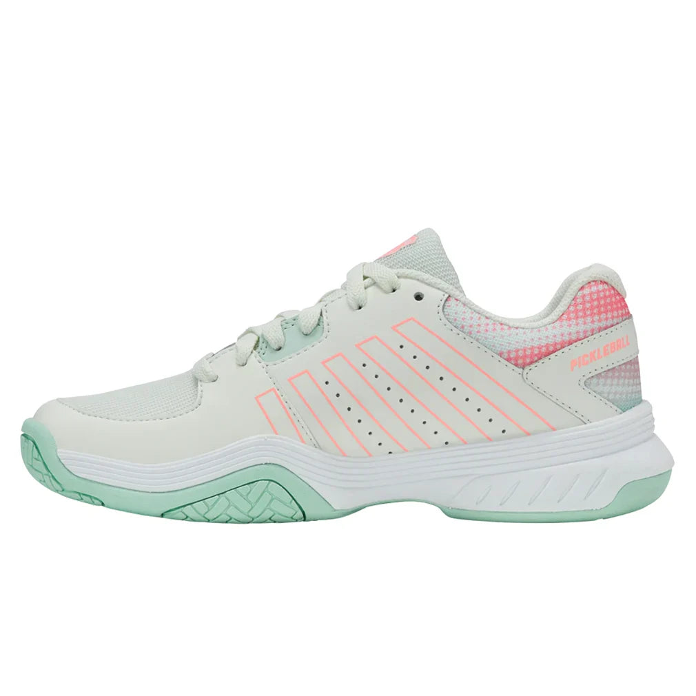 Women's Court Express Pickleball Shoes Ice and White