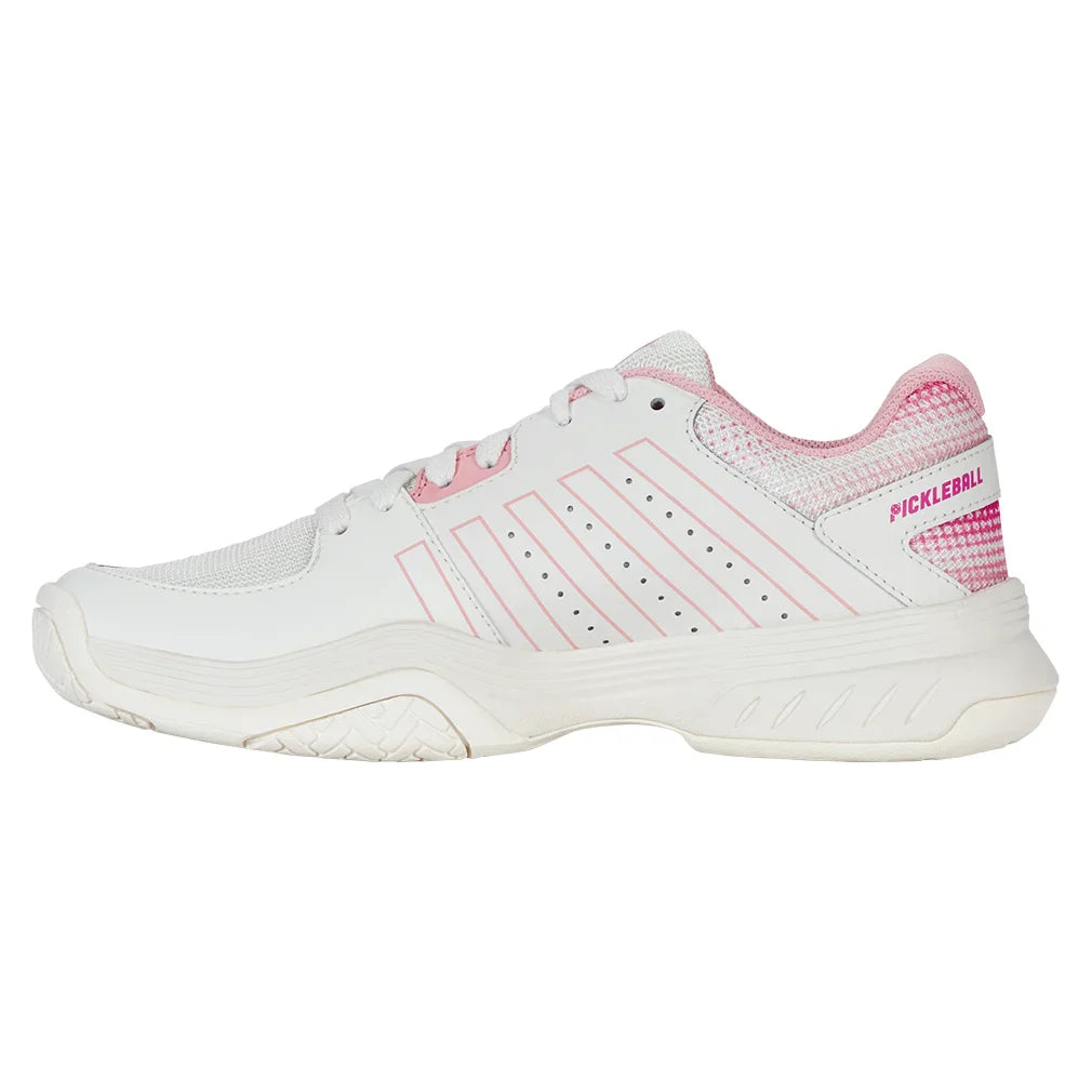 Women's Court Express Pickleball Shoes Cloud Dancer and Blossom