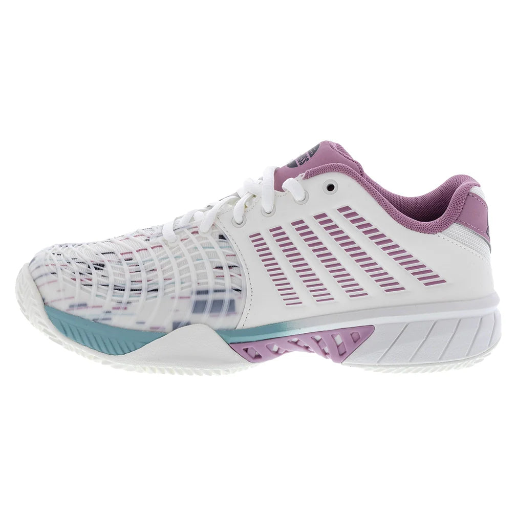 Women's Express Light 3 Padel Shoes Snow White and Lilas
