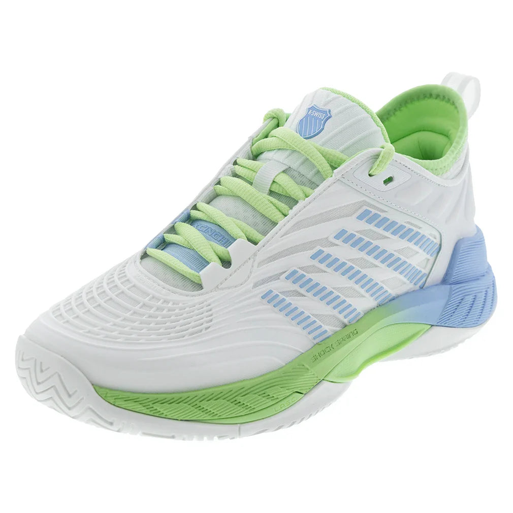 Women's Hypercourt Supreme 2 Tennis Shoes Lucent White and Dutch Canal