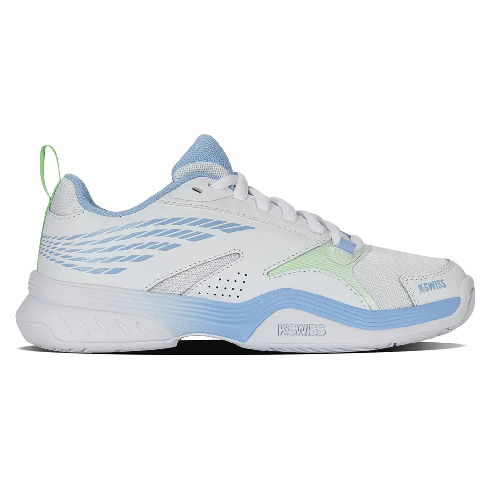 Women's SpeedEx Tennis Shoes White and Dutch Canal